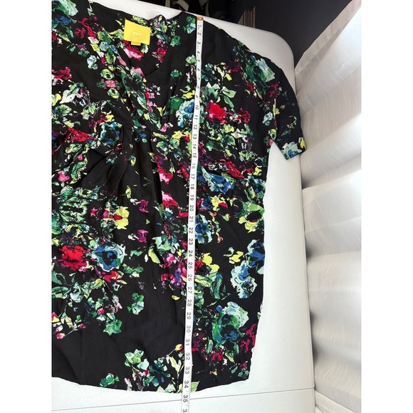 Maeve Floral Print Tunic Dress V-Neck 3/4 Sleeve Pockets XS - Picture 10 of 10